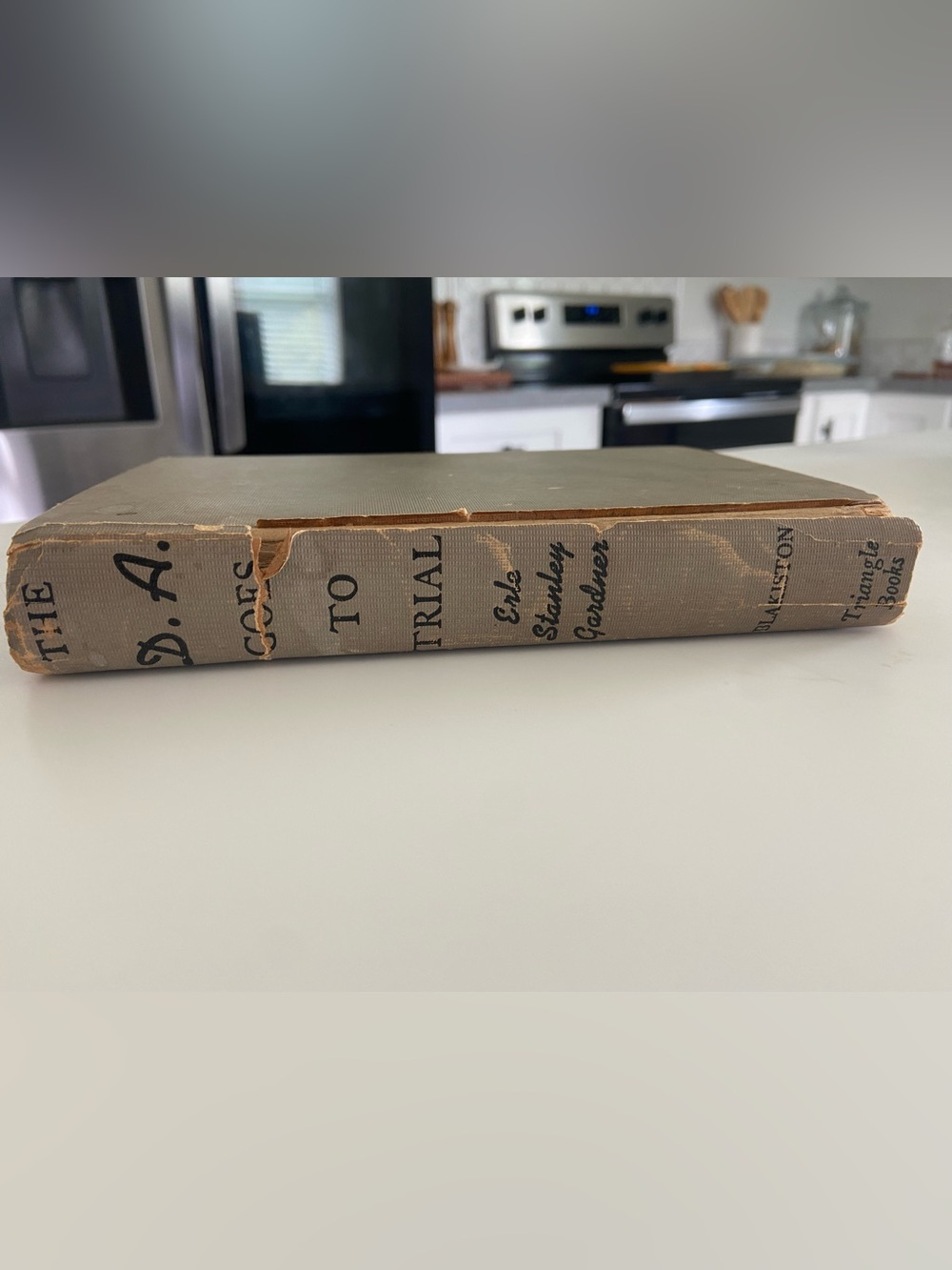Vintage Earle Stanley Gardner Gray‘The D.A. Goes To Trial' The Perry Mason Cases